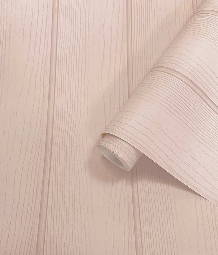 Tongue & Groove Wallpaper – Pink