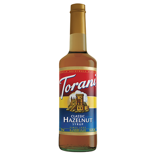 Torani Classic Hazelnut Syrup - 750 ml Bottle-Syrups-torani-Restaurant Supply Drop