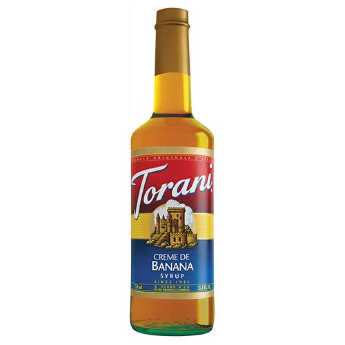 Torani Creme de Banana Syrup - 750 ml Bottle-Syrups-torani-Restaurant Supply Drop
