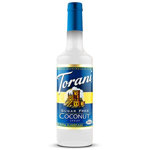 Torani Sugar Free Coconut Syrup - 750 ml Bottle-Syrups-torani-Restaurant Supply Drop
