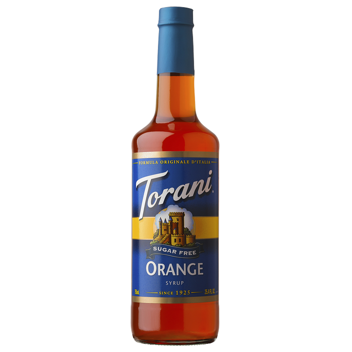 Torani Sugar Free Orange Syrup - 750 ml Bottle-Syrups-torani-Restaurant Supply Drop
