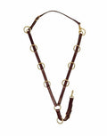 Tory Leather 10 Ring Training Martingale