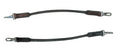 Tory Leather Rolled Grab Strap - Snap Ends