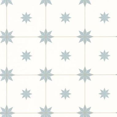 Trendy Tiles Wallpaper - Smoke Blue