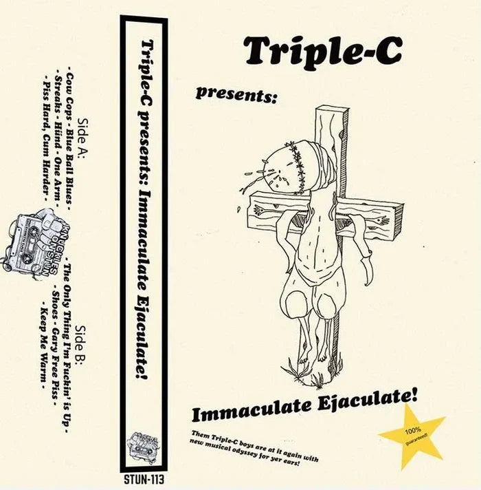 Triple-C - Immaculate Ejaculate - BRAND NEW CASSETTE TAPE