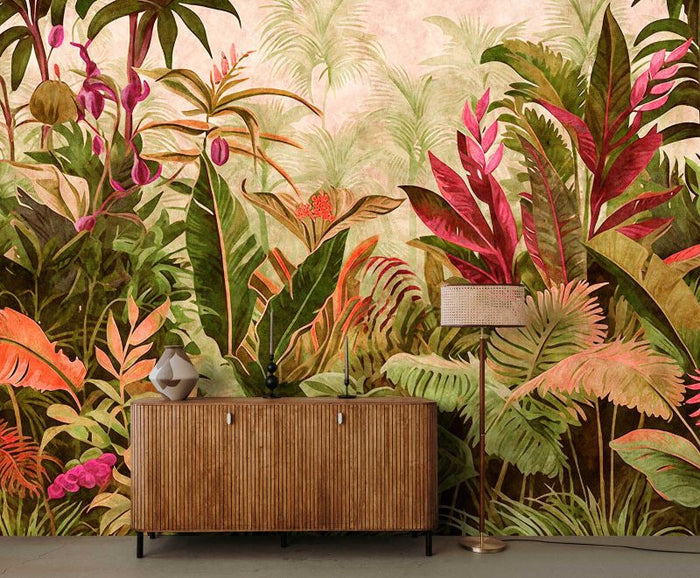 Tropique 3 Mural Custom Sized Wallpaper Mural (per m2)