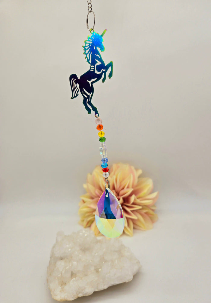 Unicorn Rainbow Prism Suncatcher's (Variety)