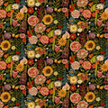 Utopia Floral Wallpaper - Jet
