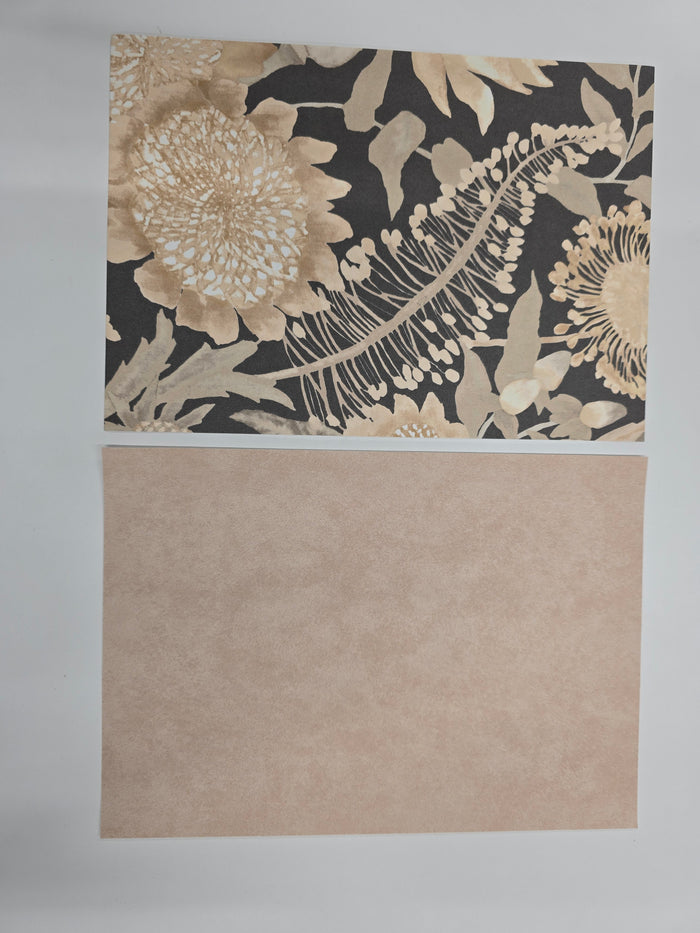 VALLAURIS Plain Wallpaper - Caffe Latte