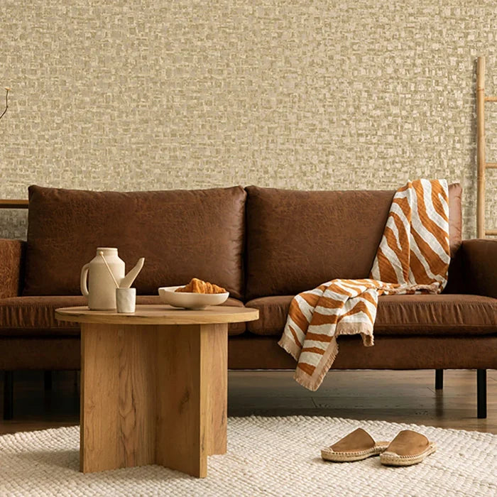 Valora Blocks Wallpaper - Beige