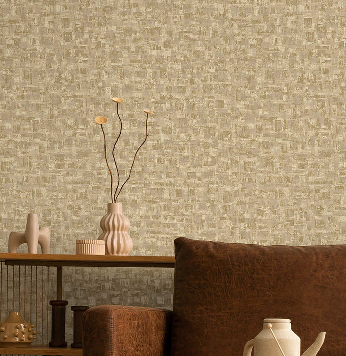 Valora Blocks Wallpaper - Beige