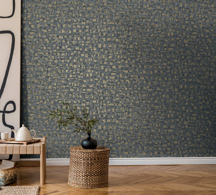 Valora Blocks Wallpaper - Blue