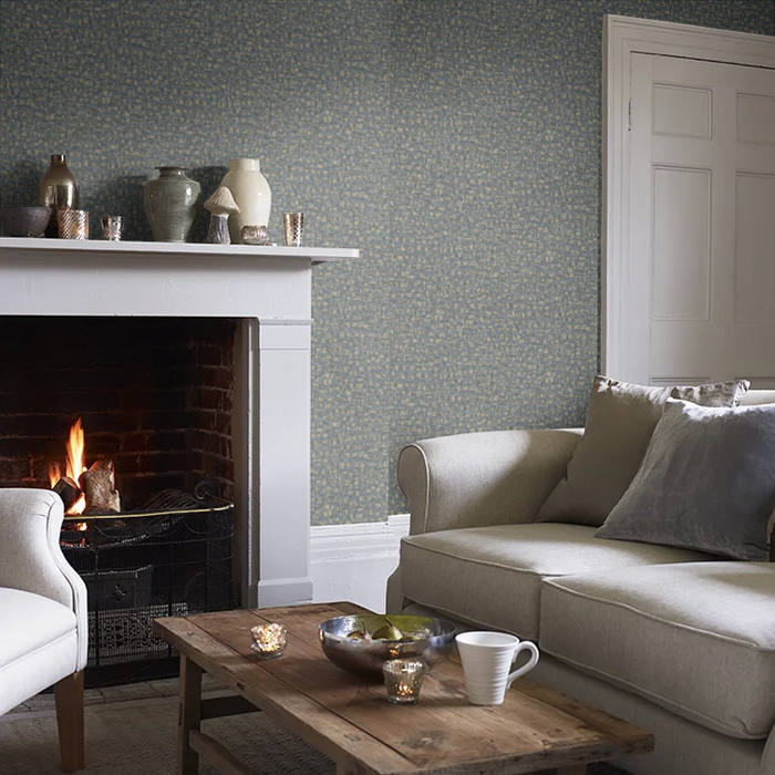 Valora Blocks Wallpaper - Blue
