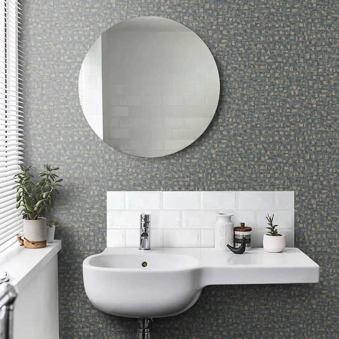 Valora Blocks Wallpaper - Blue