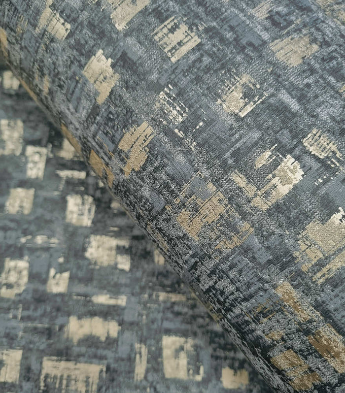 Valora Blocks Wallpaper - Blue