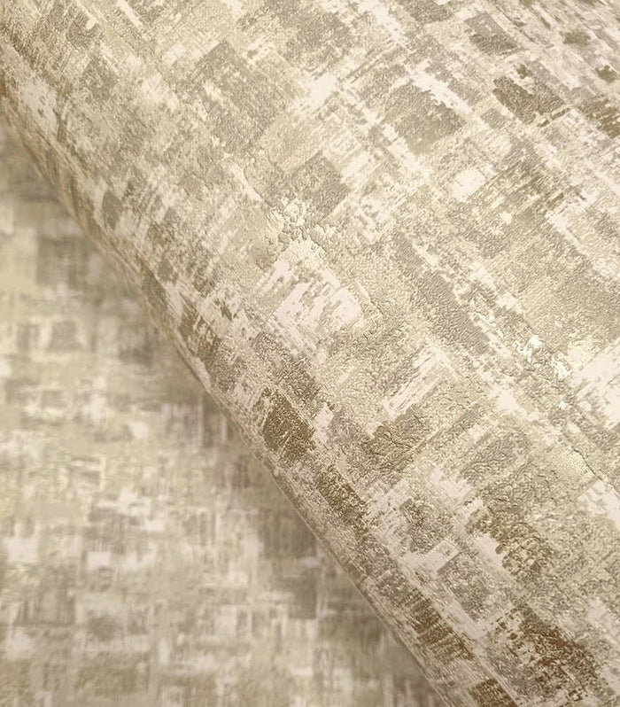 Valora Blocks Wallpaper - Cream