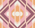 Vibrant Retro Fusion Wallpaper - Purple/Pink