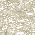 Vines - Custom Sized Wallpaper Mural (per m2) - Beige