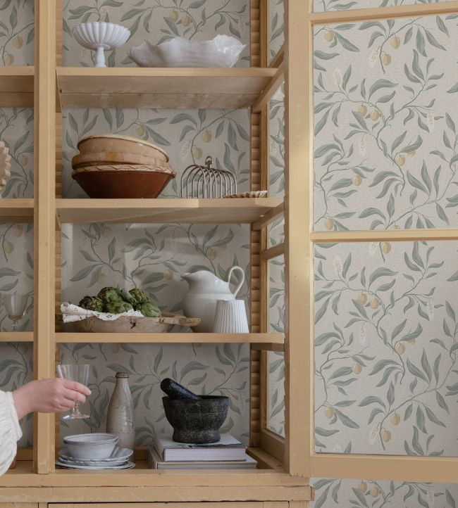 Vinnie Wallpaper - Sage Green