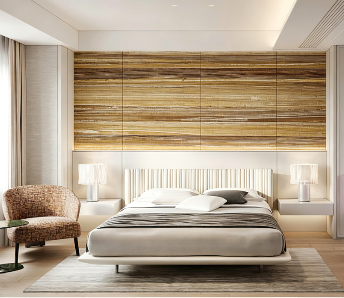 Vinyl Grasscloth Wallpaper - Natural