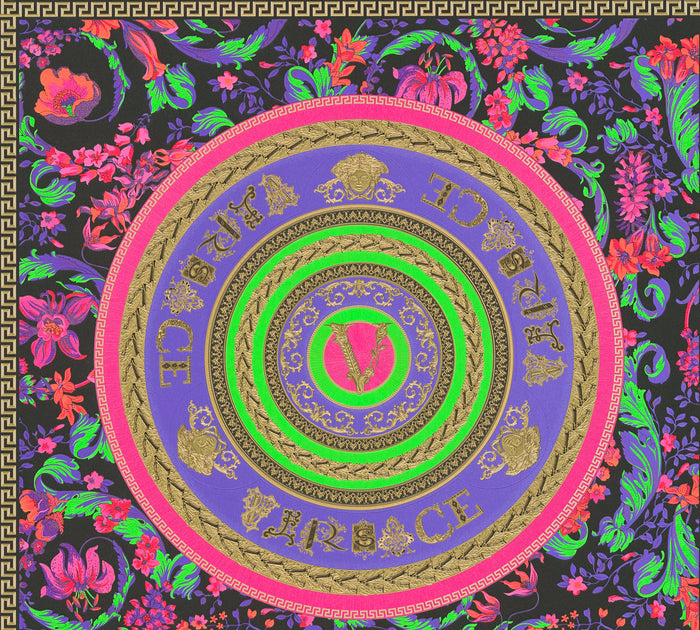 Versace Virtuoso Wallpaper - 5 Colours - Bright