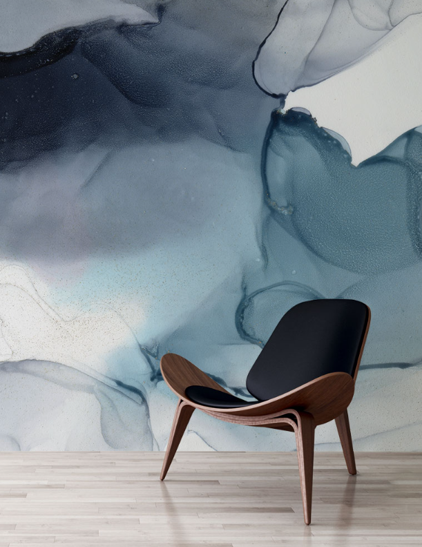 Waterfall - Custom sized wallpaper mural (per/m2)