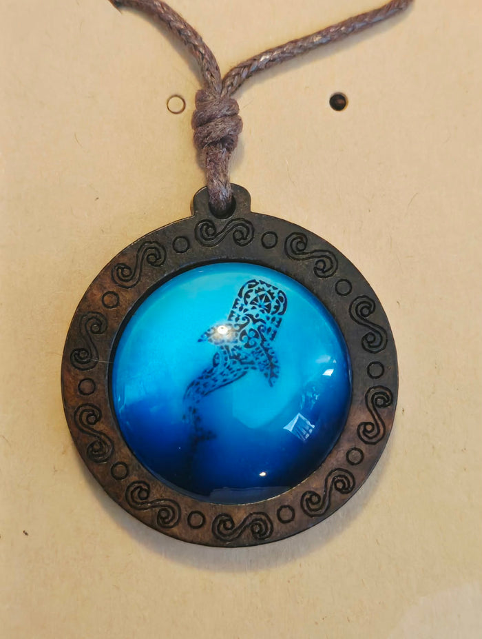 Whale Totem Spirit Necklace — Ocean Wisdom & Deep Soul Guidance
