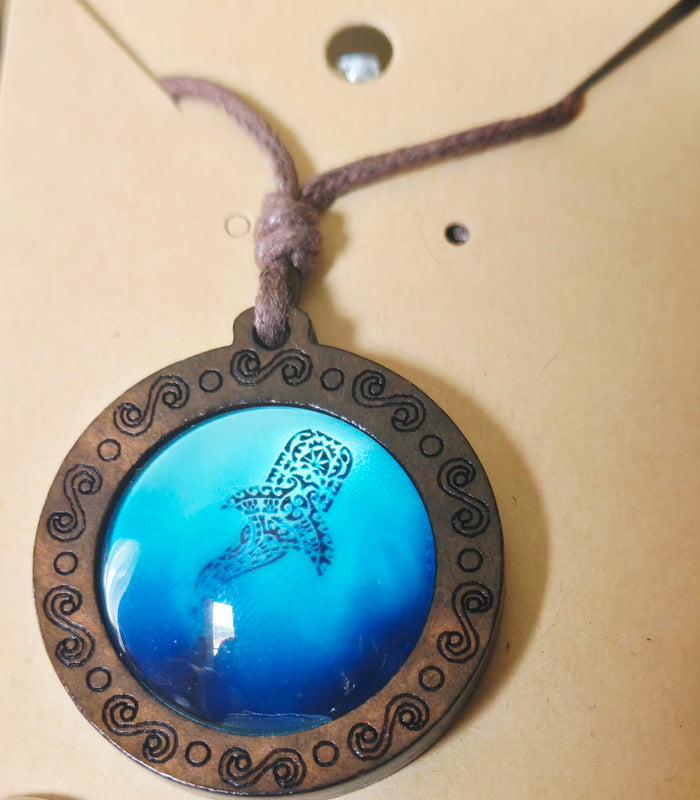Whale Totem Spirit Necklace — Ocean Wisdom & Deep Soul Guidance