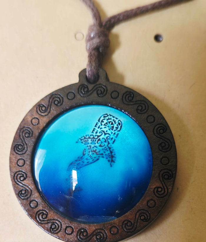 Whale Totem Spirit Necklace — Ocean Wisdom & Deep Soul Guidance
