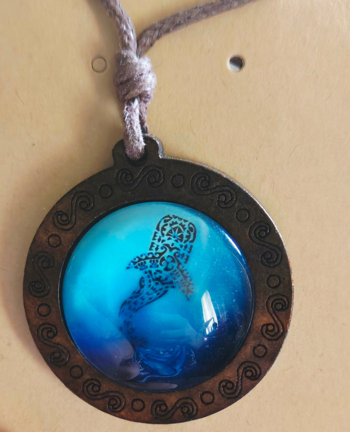 Whale Totem Spirit Necklace — Ocean Wisdom & Deep Soul Guidance