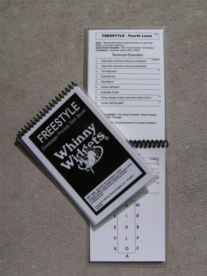 Whinny Widgets Dressage Test Book