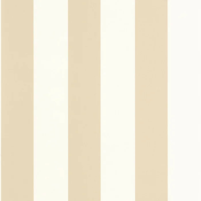 Wide Lines Wallpaper - Beige