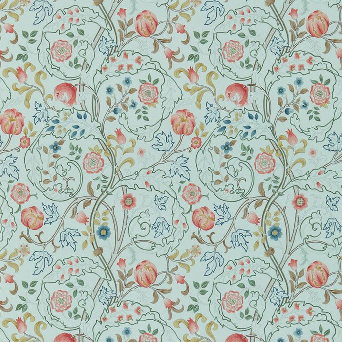 William Morris Mary Isobel Wallpaper - Blue/Pink