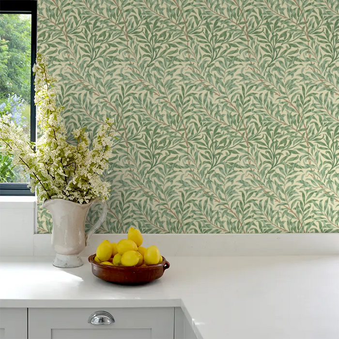 Willow Boughs Wallpaper - Morris - Green