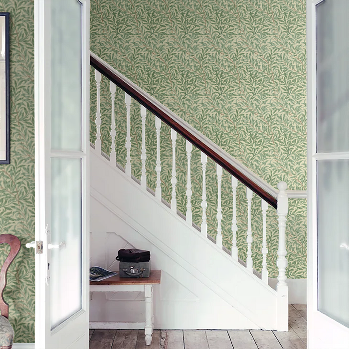 Willow Boughs Wallpaper - Morris - Green