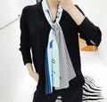 Winding River - Turq Bow Scarf – Trotter Collection