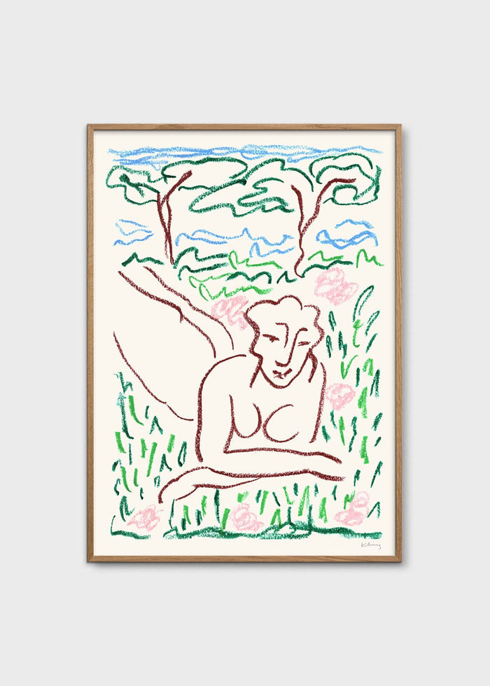 Woman in Grass by Karolina Kling