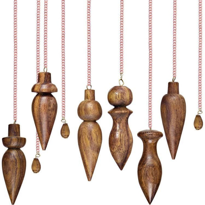 Wooden Pendulum – A natural, minimalist pendulum for divination and energy healing, ideal for grounding and intuitive clarity.