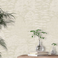 Woodland Toile Wallpaper - Ivory and Neutral