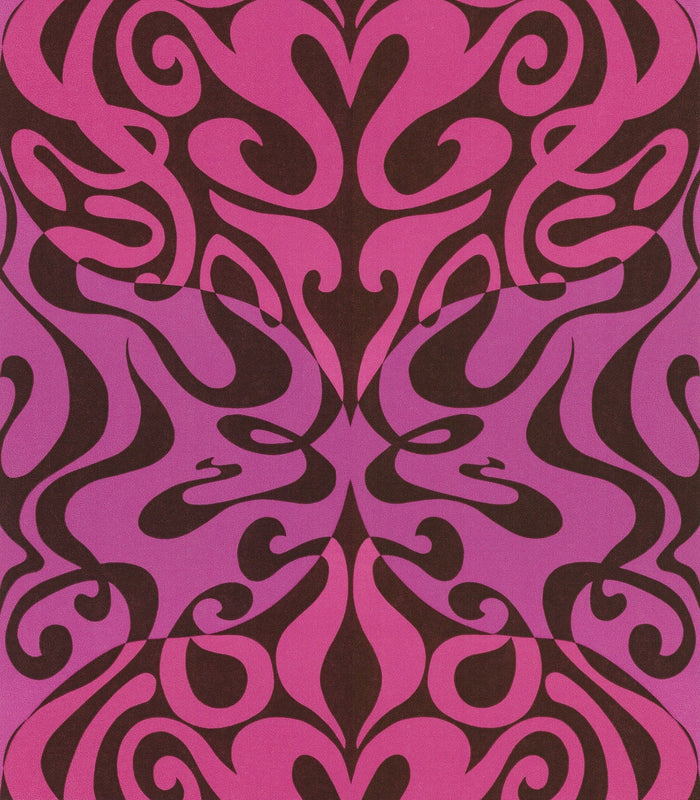 Woodstock Wallpaper - Purple