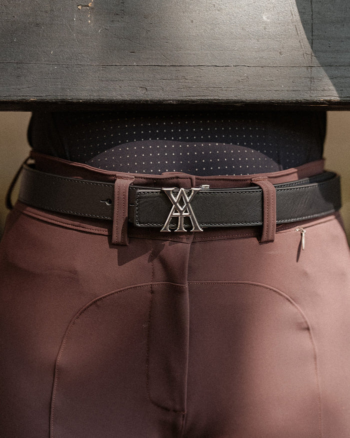 Yagya Signature Belt Black Silver - Equiluxe Tack