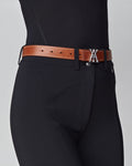 Yagya Signature Belt Brown Silver - Equiluxe Tack
