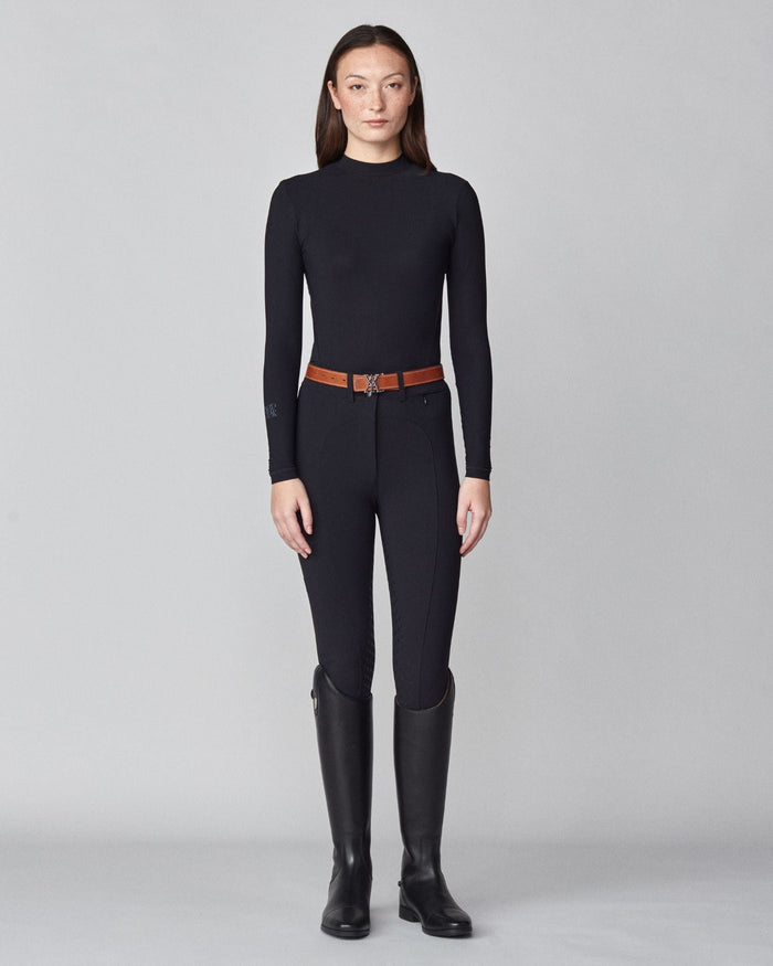 Yagya Signature Belt Brown Silver - Equiluxe Tack