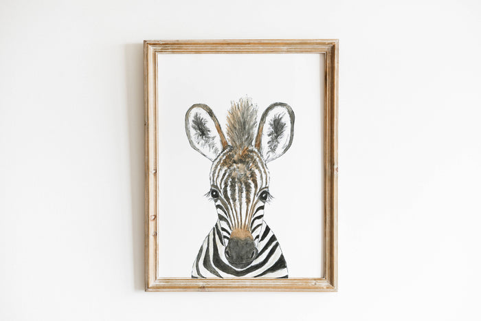Zebra Art Print