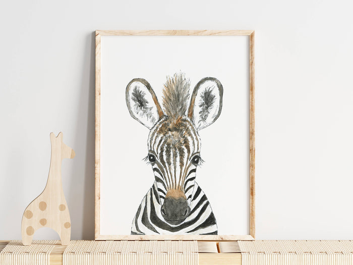 Zebra Art Print