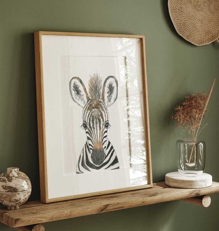 Zebra Art Print