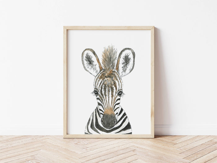 Zebra Art Print