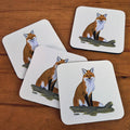 Zeppa Studios - Fox Beverage Coasters