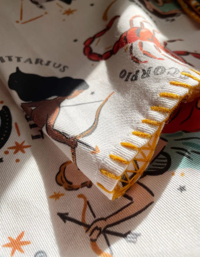 Zodiac Tea Towel